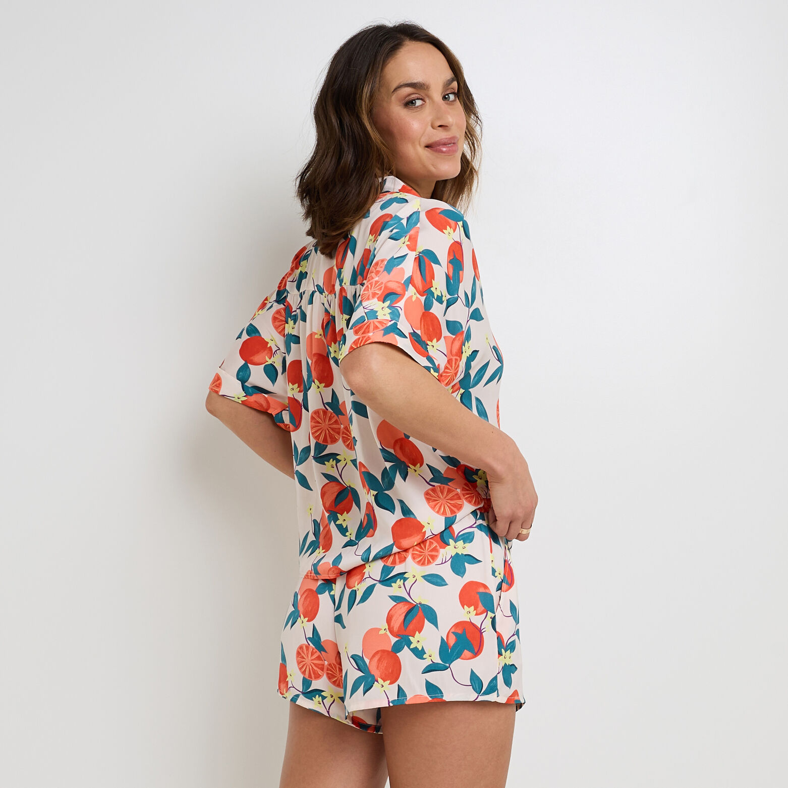 GIRLY SHORT MULTICO ORANGE