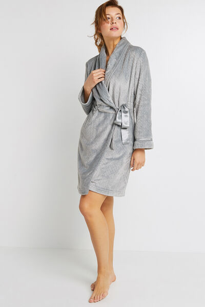 PEIGNOIR GRIS