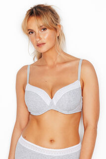 INFINITY SOUTIEN-GORGE AMPLIFORME COTON GRIS
