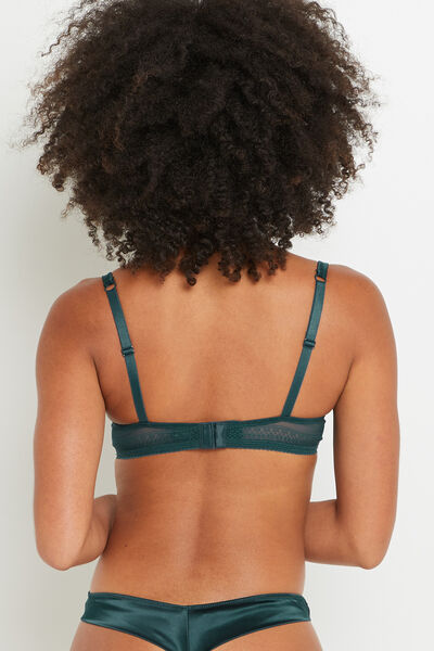 SOUTIEN-GORGE PUSH UP TULLE BRODE CANARD