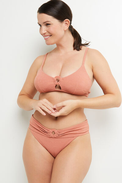 MAILLOT DE BAIN SLIP MAXI ROSE