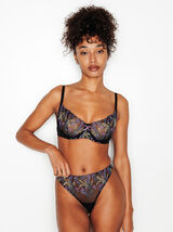 ILONA SOUTIEN-GORGE CORBEILLE MULTICO NOIR