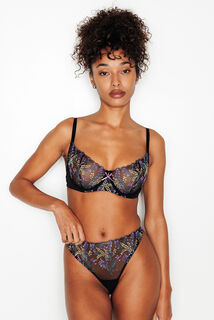 ILONA SOUTIEN-GORGE CORBEILLE MULTICO NOIR