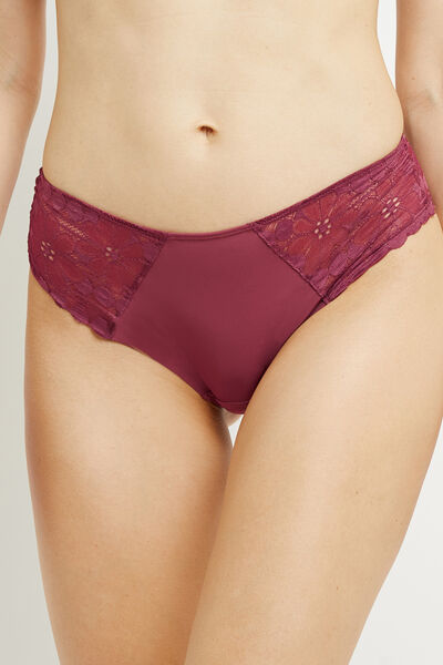 SHORTY DENTELLE ROSE
