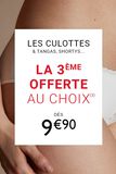 BEE CULOTTE MICROFIBRE DENTELLE BLANC