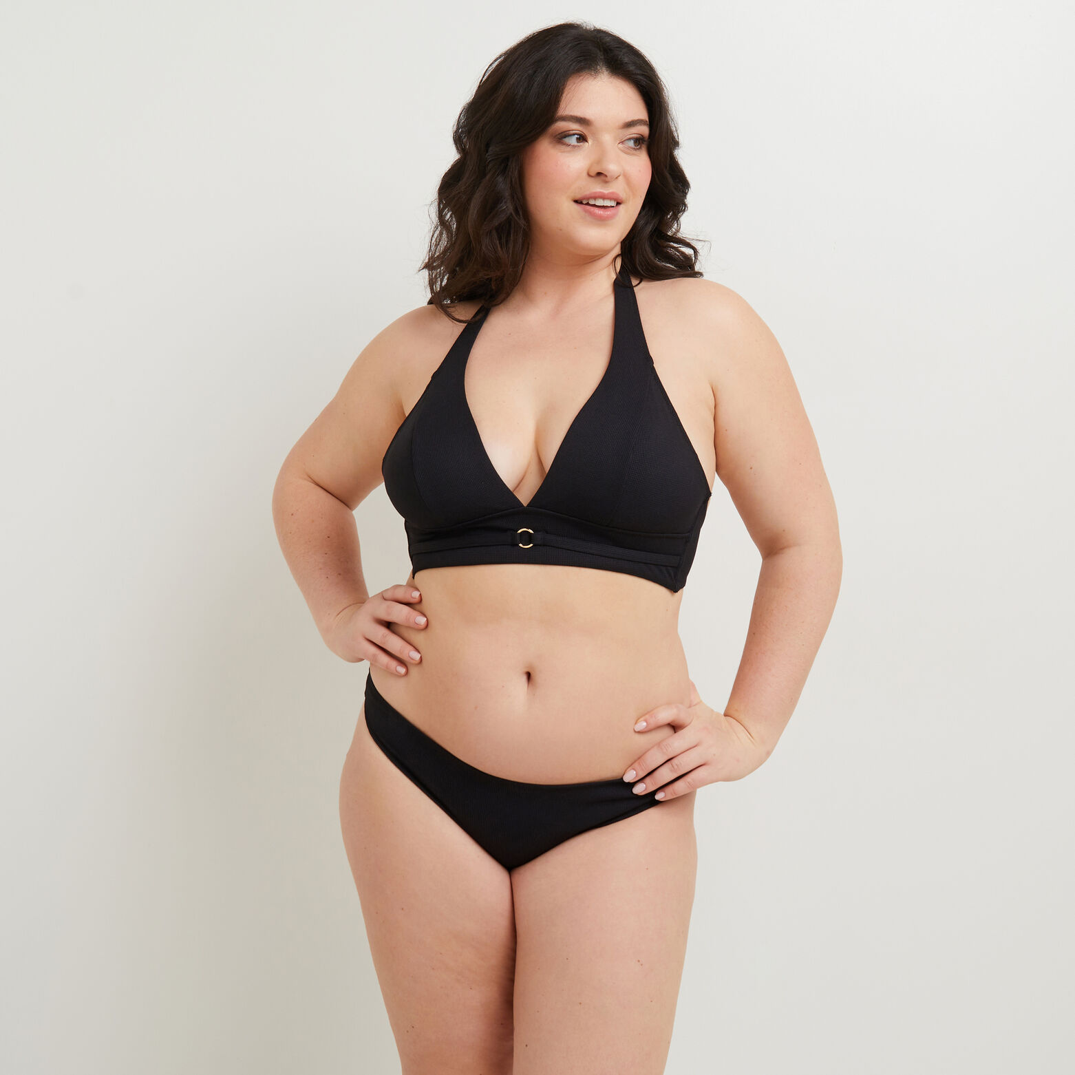 MALOU Maillot de bain Triangle NOIR