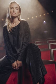 FILOU PANTALON VELOURS NOIR