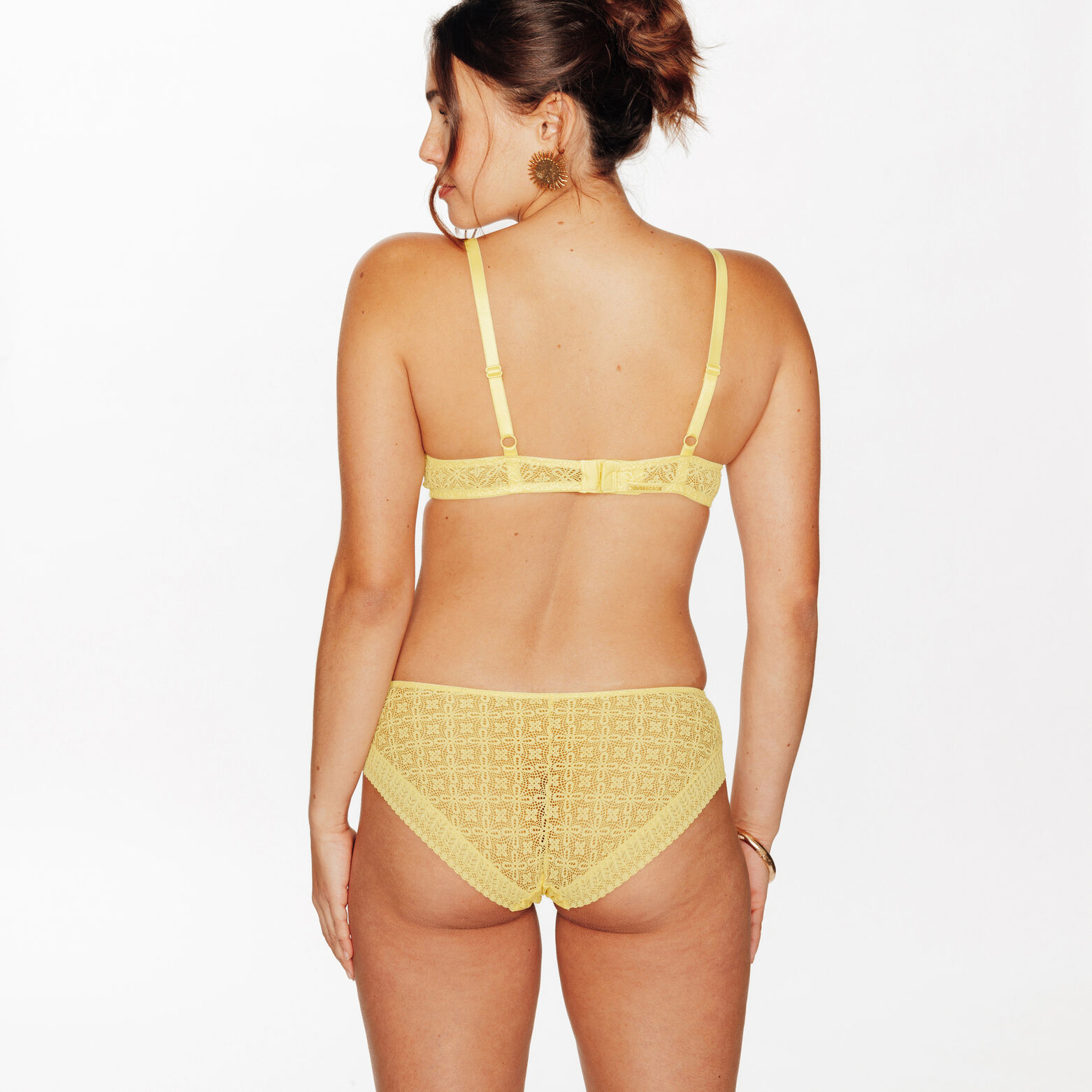 SWEET shorty dentelle JAUNE