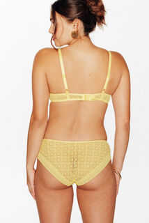SWEET shorty dentelle JAUNE