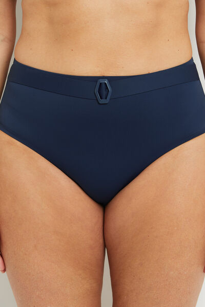 LOUISE MAILLOT DE BAIN CULOTTE HAUTE MARINE