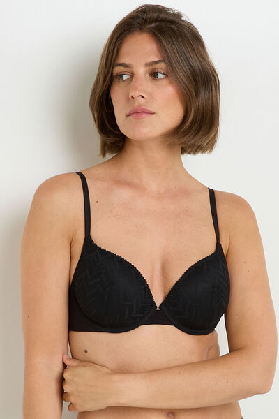 SOUTIEN-GORGE AMPLI DENTELLE NOIR