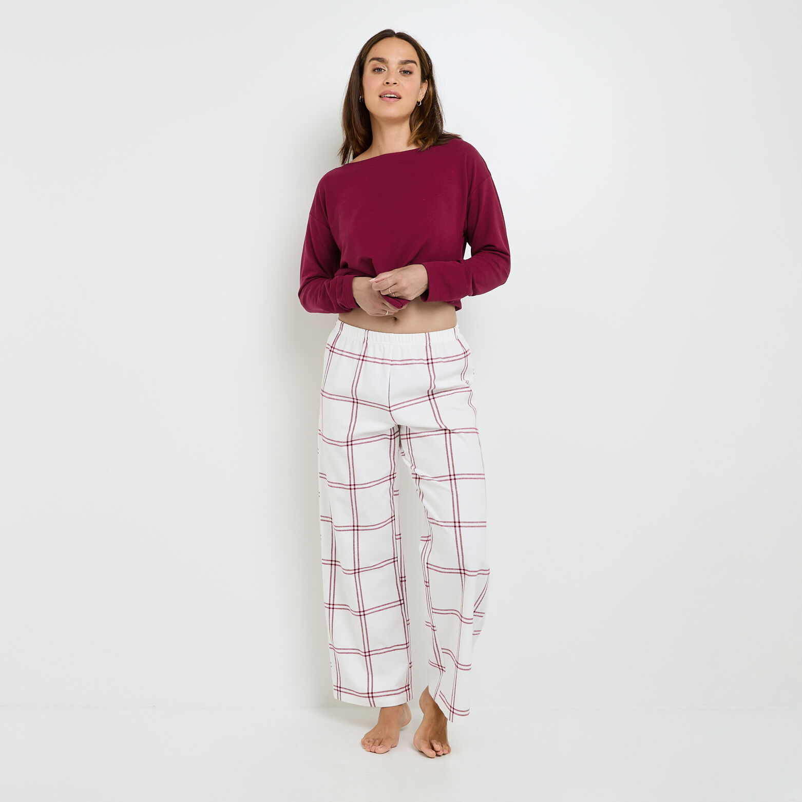 HOYA PYJAMA 2 PIECES BORDEAUX