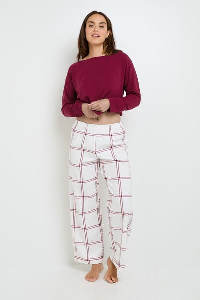 HOYA PYJAMA 2 PIECES BORDEAUX
