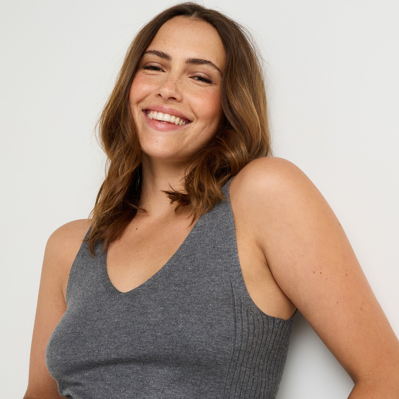 FEERIE TOP  GRIS