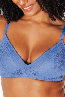 SWEET SOUTIEN-GORGE SANS ARMATURES AMPLI BLEU