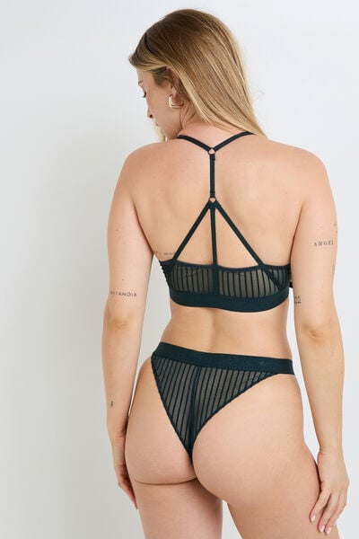 TANGA TULLE VERT