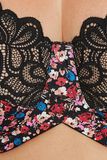 SYARA SOUTIEN-GORGE GRANDS BONNETS NOIR/ROSE