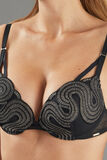ARTEMIS SOUTIEN-GORGE PUSH UP NOIR/ARGENT