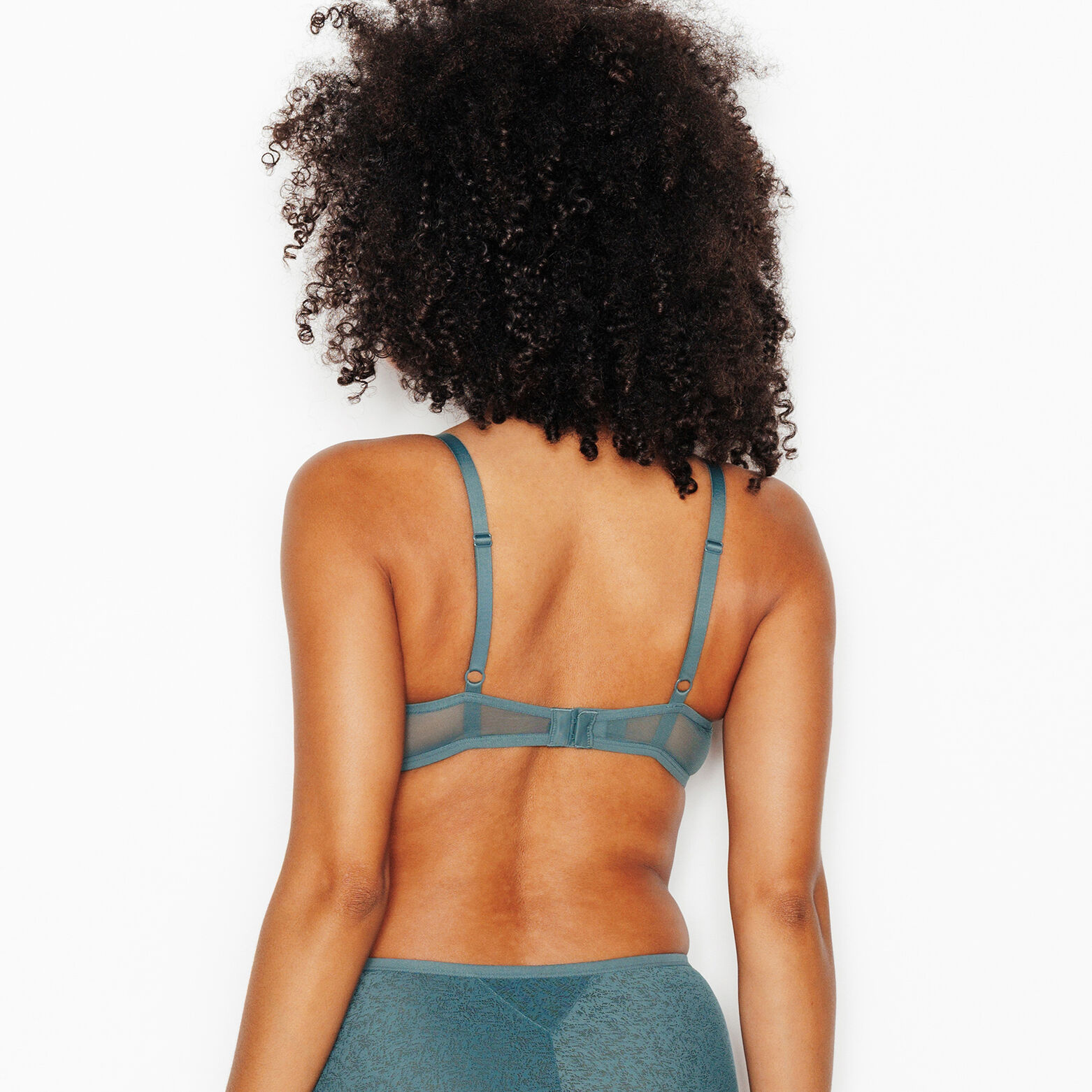 JULIANE SOUTIEN-GORGE EMBOITANT FOULARD PETROLE
