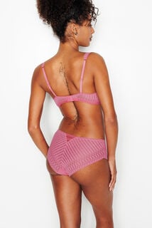 IMANY SHORTY DENTELLE ROSE