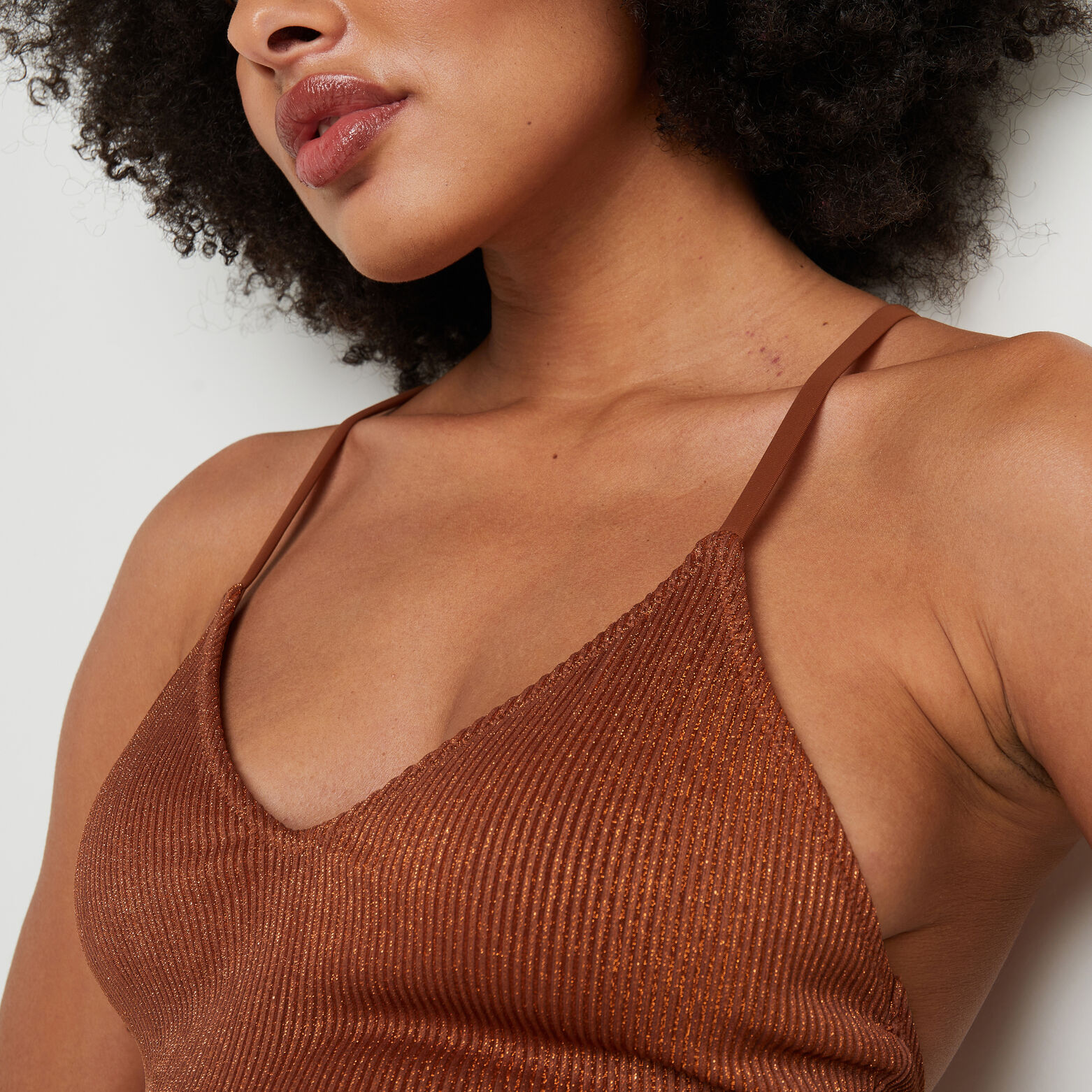 MAGMA MAILLOT DE BAIN 1 PIECE TRIANGLE MARRON