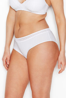 INFINITY LOT DE 2 SHORTYS COTON MULTICO BLANC