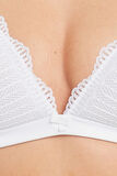 BERNIE SOUTIEN-GORGE SANS ARMATURES BLANC