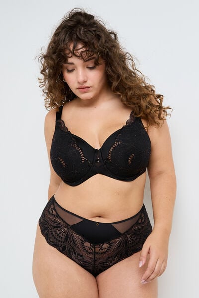 SHORTY DENTELLE NOIR