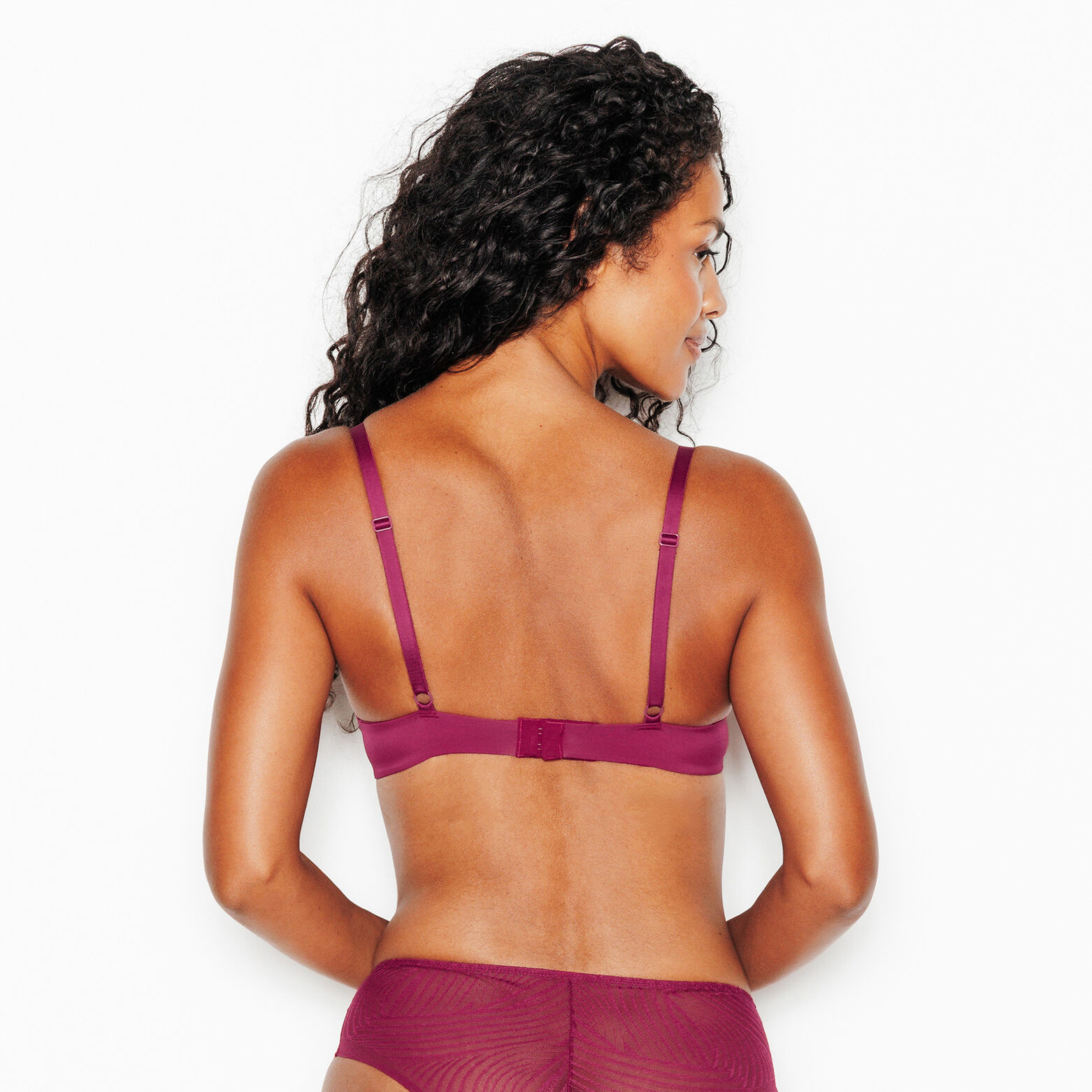 JANICE SOUTIEN-GORGE EMBOITANT DENTELLE VIOLET
