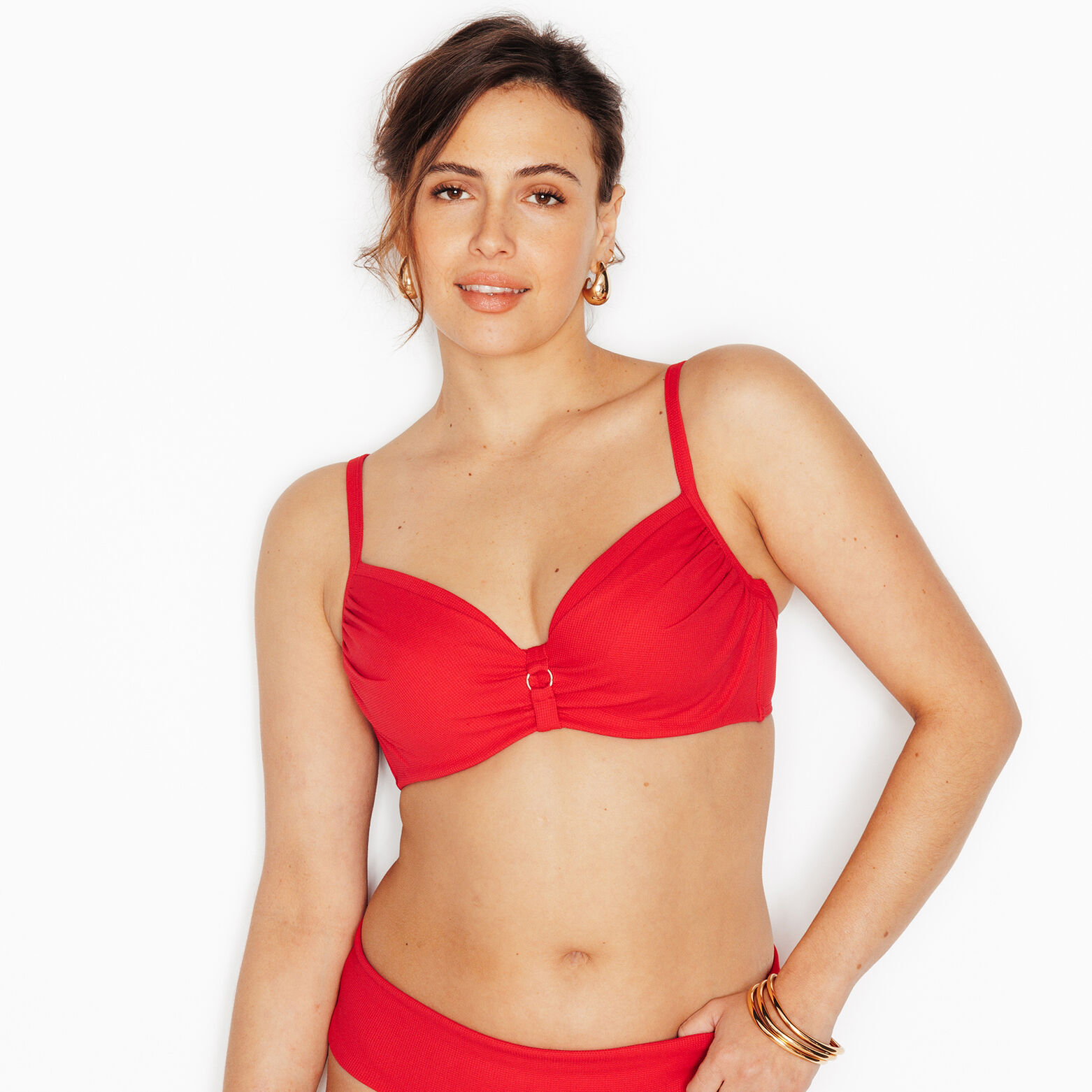 MALOU Maillot de bain Ampliforme ROUGE