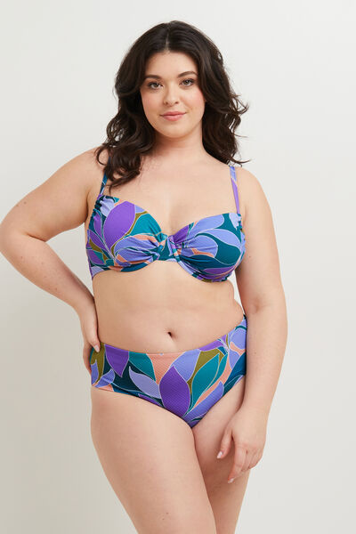 MONICA MAILLOT DE BAIN CULOTTE HAUTE MULTICOLOR