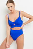 LISA MAILLOT DE BAIN CULOTTE HAUTE BLEU ROI