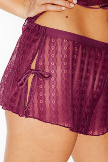JO SHORT BORDEAUX