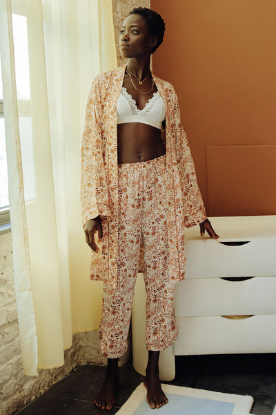 PANTACOURT VISCOSE IVOIRE
