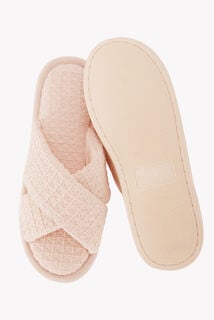 PIMPRENELLE CHAUSSONS MULES ROSE
