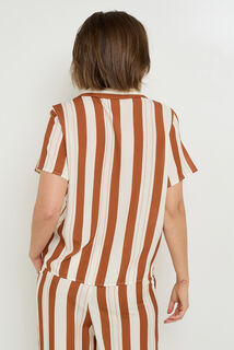 HAYA CHEMISE MANCHES COURTES MULTICO BLANC