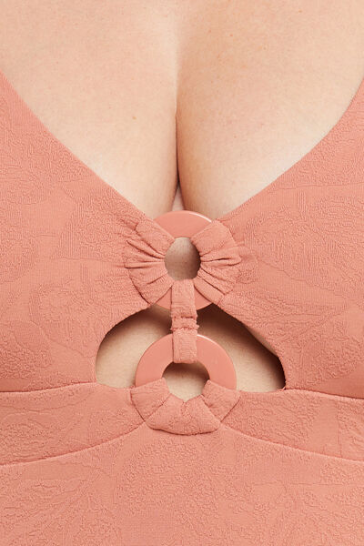 LADY MAILLOT DE BAIN 1 PIECE MICROFIBRE ROSE