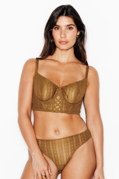 JO SOUTIEN-GORGE BUSTIER CORBEILLE OCRE