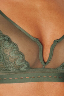 INDIA SOUTIEN-GORGE  SANS ARMATURES KAKI