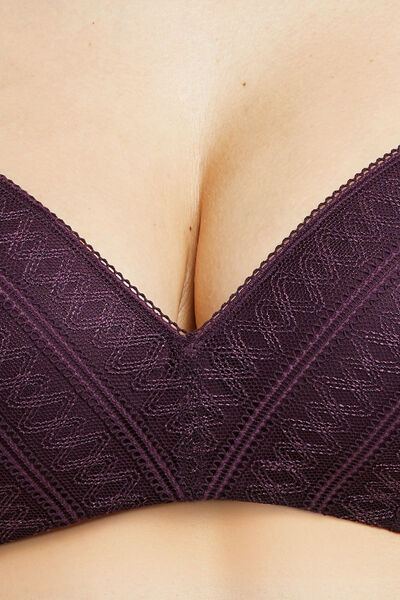 AMOUR SOUTIEN-GORGE SANS ARMATURES PRUNE