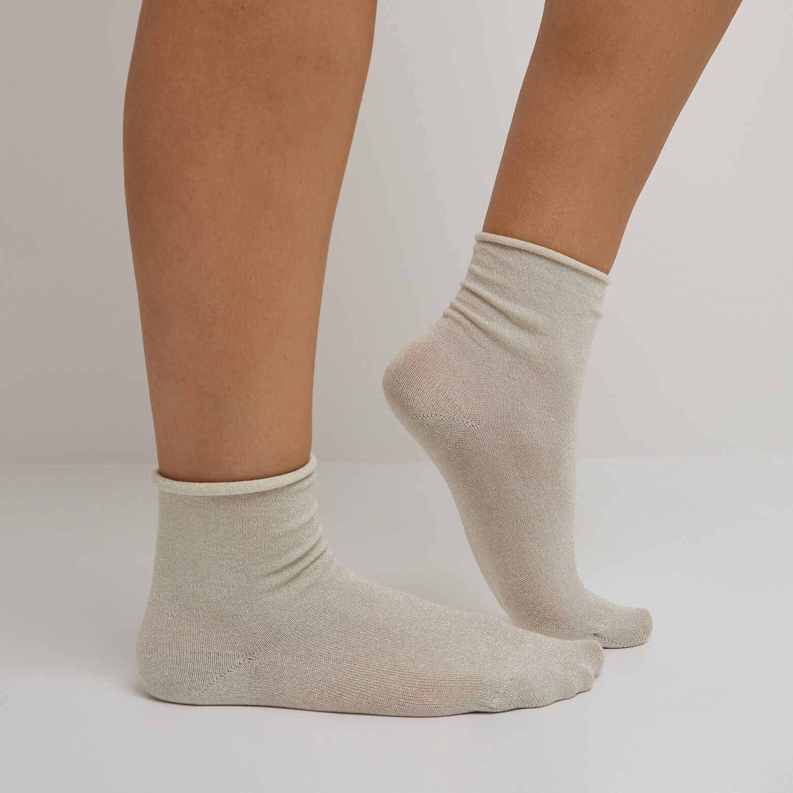 GALAXIE PAIRE DE CHAUSSETTES A PAILLETTES PEAU