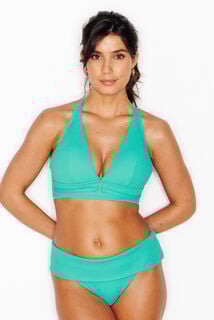 MALOU Maillot de bain Triangle TURQUOISE