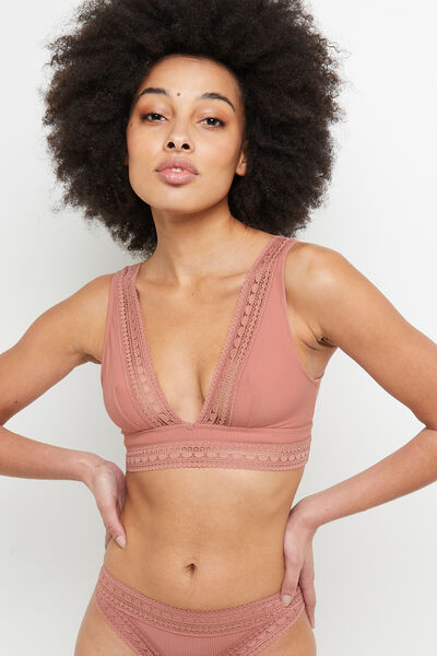SOUTIEN-GORGE SANS ARMATURES ROSE