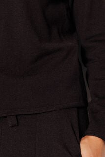 JOLIANE PULL AVEC DENTELLE MARRON