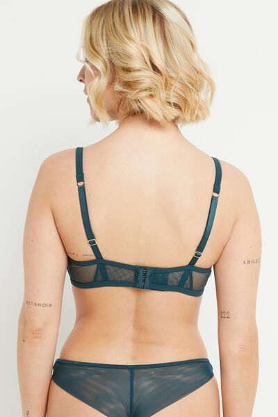 COEUR SOUTIEN-GORGE AMPLIFORME VERT