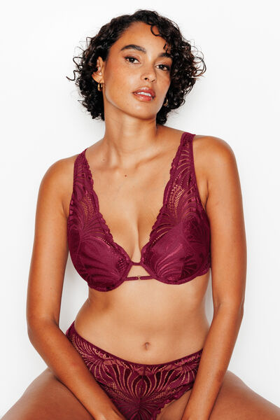 JEN SOUTIEN-GORGE AMPLIFORME FOULARD ROUGE