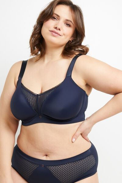 SOUTIEN-GORGE GRANDS BONNETS MARINE