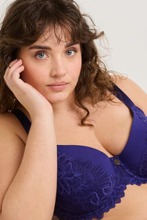 DONA+ SOUTIEN-GORGE AMPLIFORME DENTELLE VIOLET