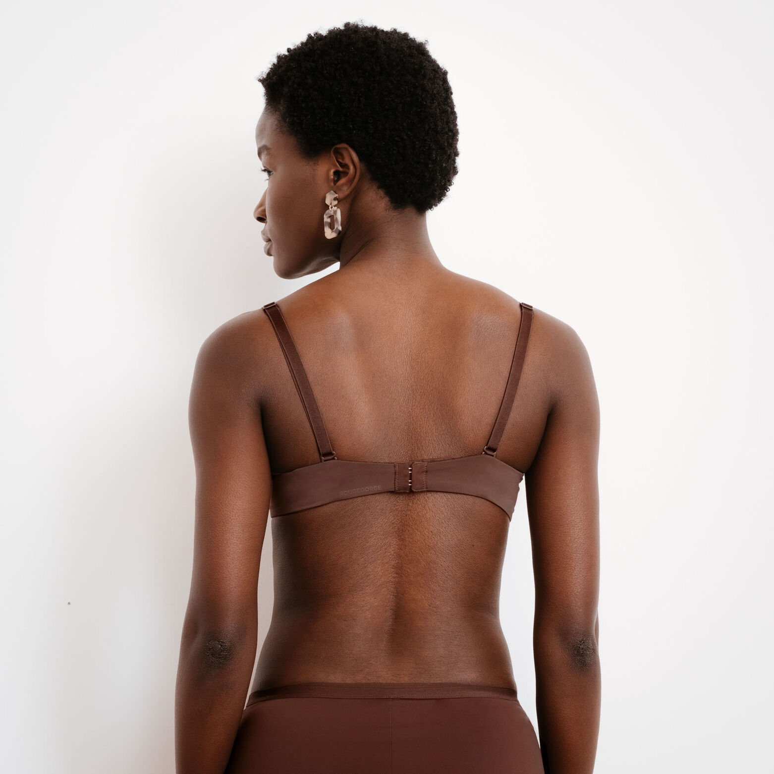 PERFECT SOUTIEN-GORGE EMBOITANT MICROFIBRE MARRON