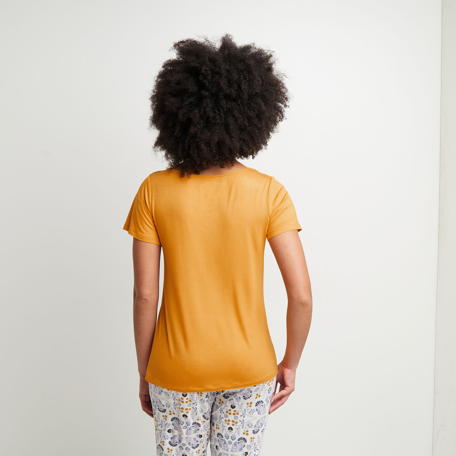 CAMILLE Tee-shirt manches courtes JAUNE